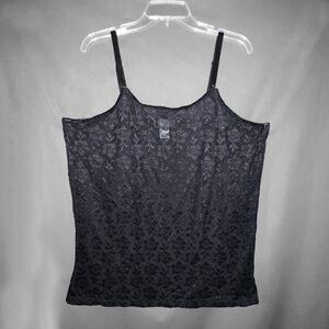 Black Lace Tank Top